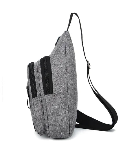 Men Women Sling Bag Chest Fanny Packs Cross Body Travel Sports Shoulder Backpack - THE OUTLET
