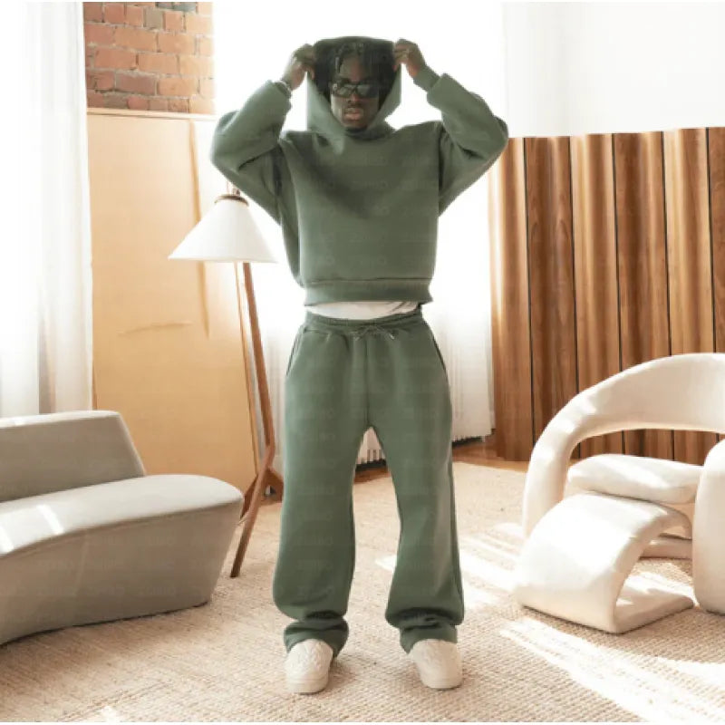 Fashion Hoodie & Sweatpants Set - THE OUTLET
