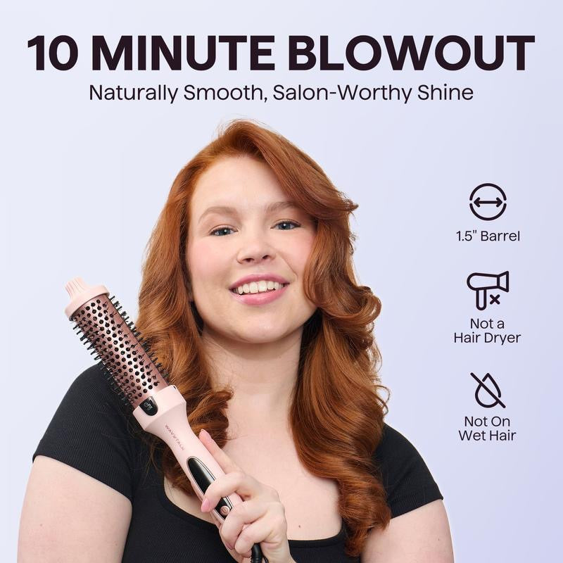 Wavytalk®️ Blowout Boost Ionic Thermal Brush - THE OUTLET