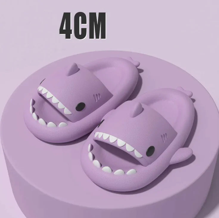 Adult Shark Cartoon Slippers, Indoor Outdoor Funny Slippers - THE OUTLET