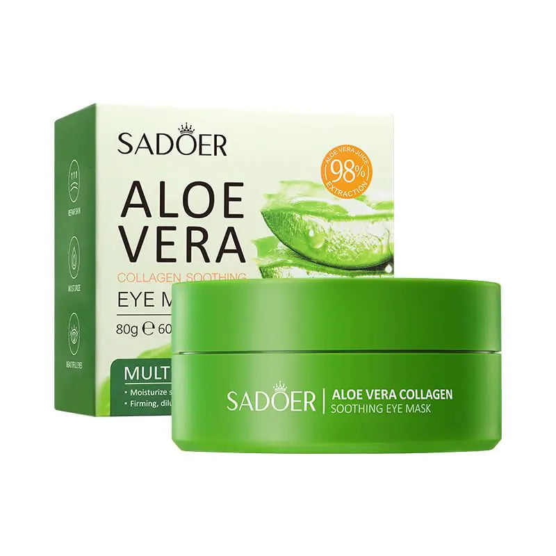 OAKSII Under Eye Patches 60PCS Aloe Vera Under Eye Mask for Dark Circles and Puffiness Under Eye Gel Pads Improve Under Eye Bags Fine Lines and Wrinkles (60pcs eye patch) - THE OUTLET