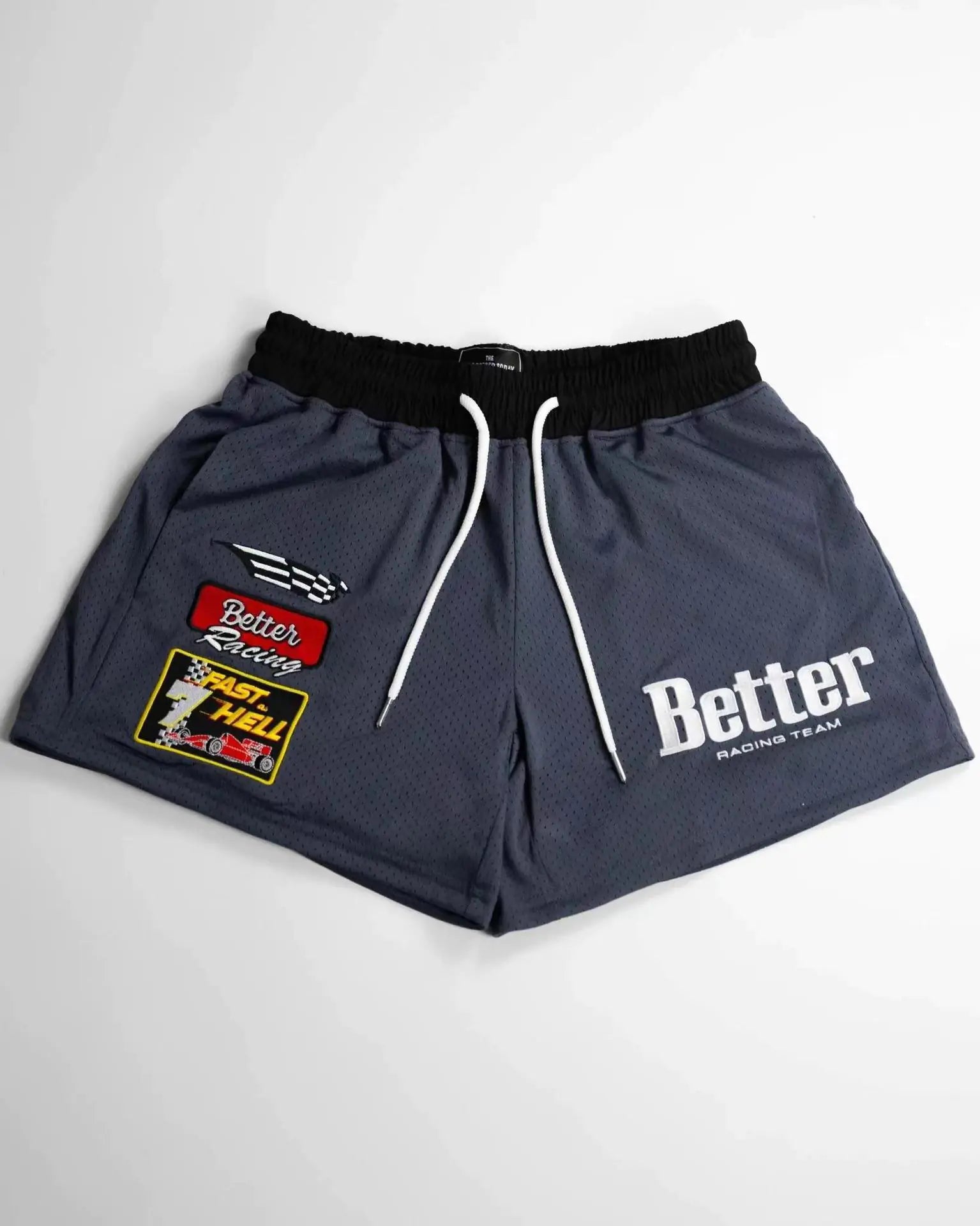 Men's Embroidered Mesh Basketball Shorts