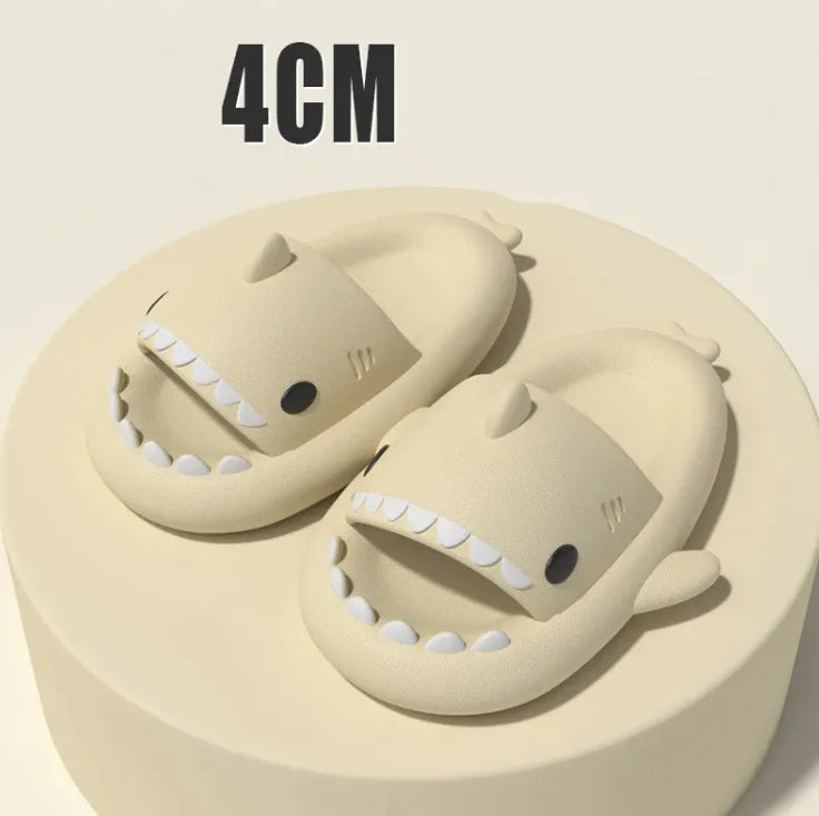 Adult Shark Cartoon Slippers, Indoor Outdoor Funny Slippers - THE OUTLET