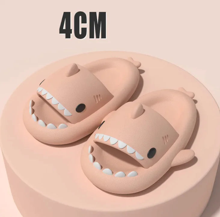 Adult Shark Cartoon Slippers, Indoor Outdoor Funny Slippers - THE OUTLET