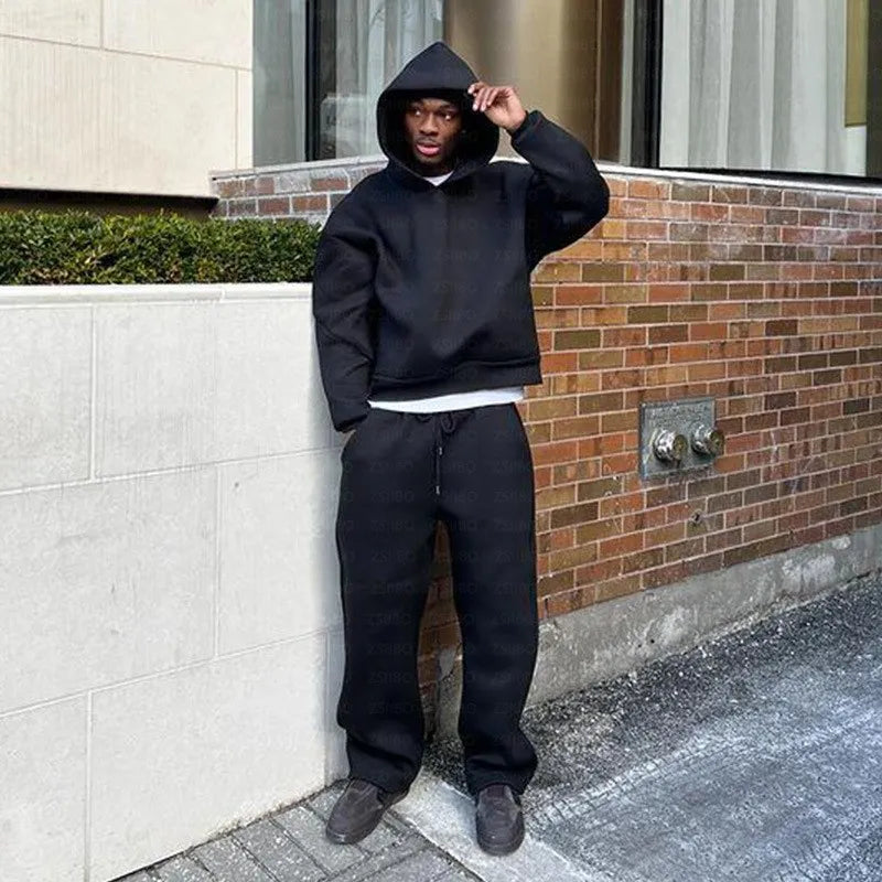 Fashion Hoodie & Sweatpants Set - THE OUTLET
