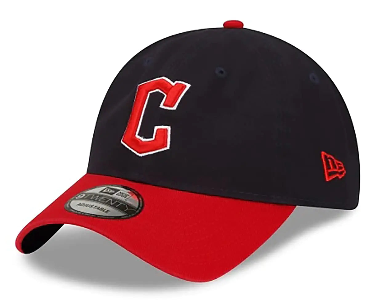 New Era MLB Core Classic 9TWENTY 2-Tone Adjustable Hat Cap One Size Fits All (as1 Alpha one_Size Cleveland Guardians) - THE OUTLET