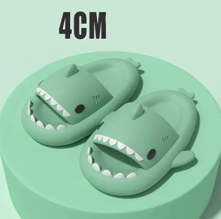 Adult Shark Cartoon Slippers, Indoor Outdoor Funny Slippers - THE OUTLET