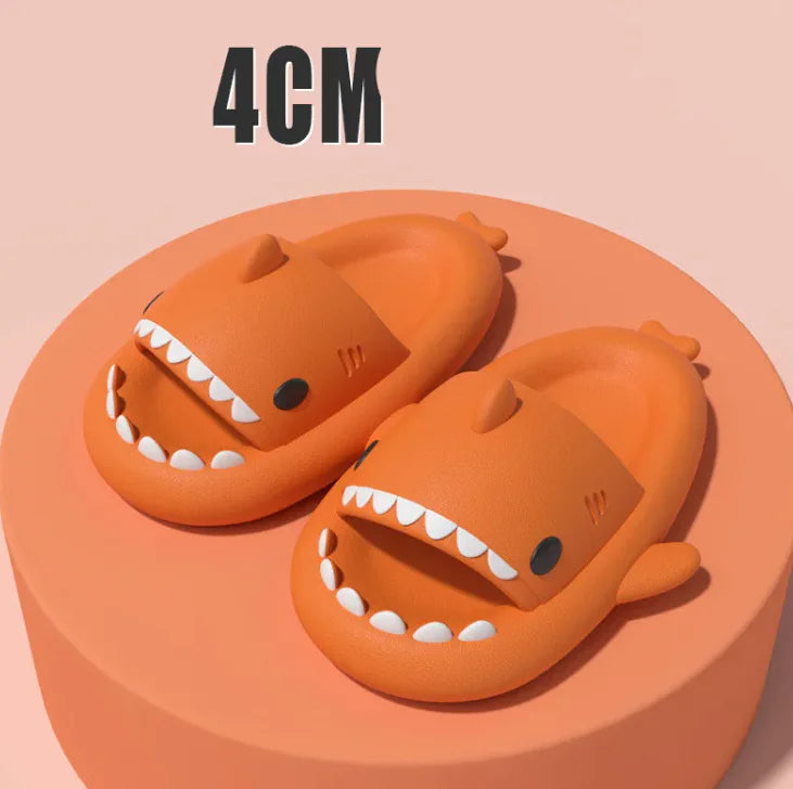 Adult Shark Cartoon Slippers, Indoor Outdoor Funny Slippers - THE OUTLET