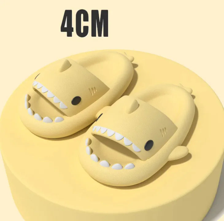 Adult Shark Cartoon Slippers, Indoor Outdoor Funny Slippers - THE OUTLET