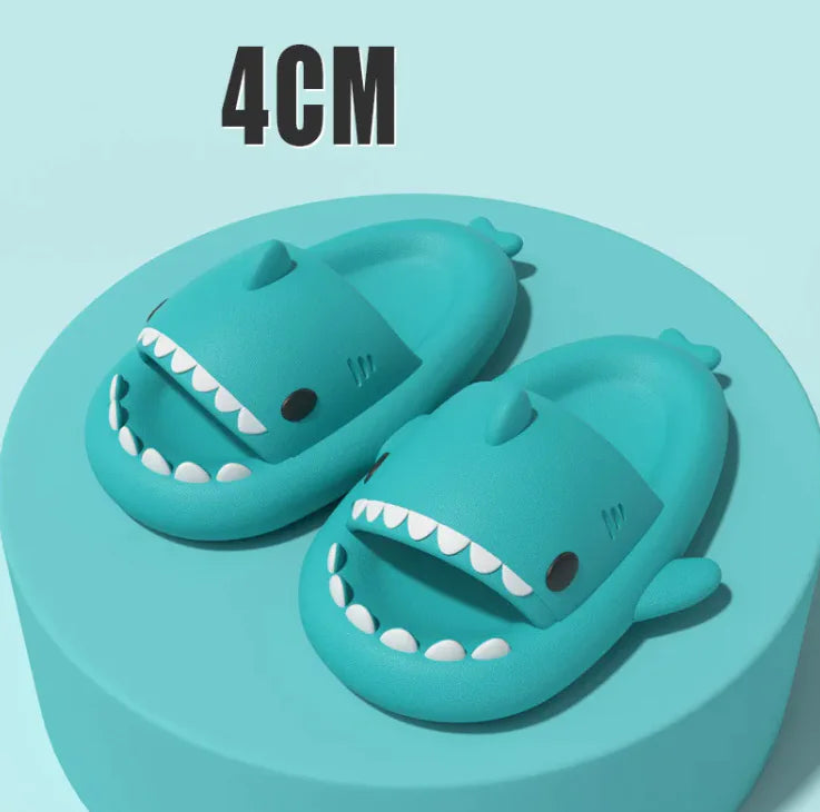 Adult Shark Cartoon Slippers, Indoor Outdoor Funny Slippers - THE OUTLET