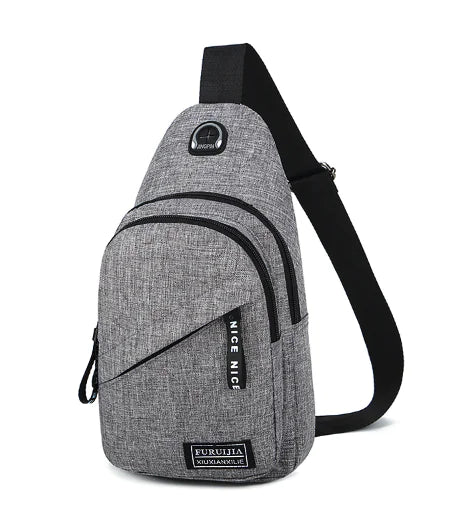 Men Women Sling Bag Chest Fanny Packs Cross Body Travel Sports Shoulder Backpack - THE OUTLET